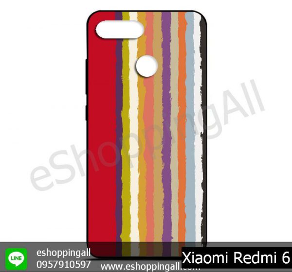 MXI-011A109 Xiaomi Redmi 6 เคสมือถือเสี่ยวมี่ยางนิ่มพิมพ์ลาย